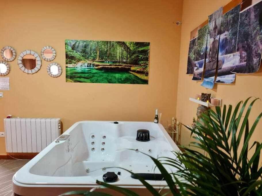 Casa Rural Con Jacuzzi, Sauna, Barbacoa Y Barra Cabeza la Vaca Exterior foto